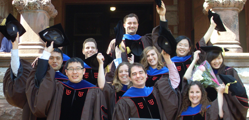 Our proud graduates raise their hats on Graduation Day